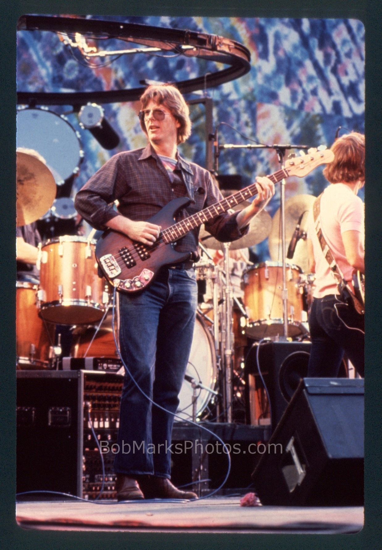 Musician performing on stage